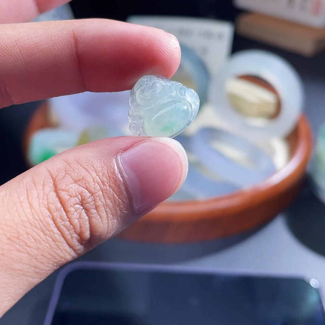 定制翡翠未镶嵌缅甸翡翠翡翠佛公