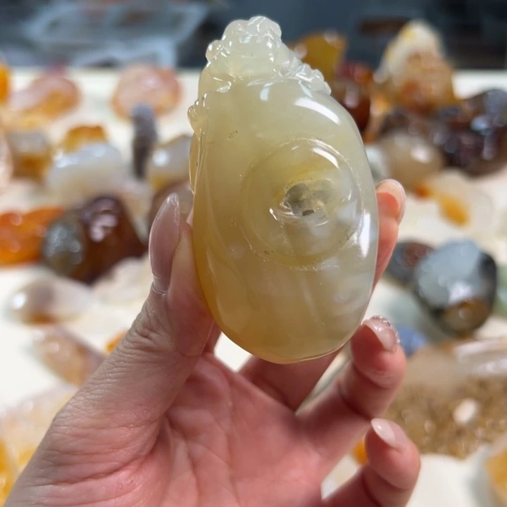 玛瑙/玉髓吊坠(不含链)未镶嵌