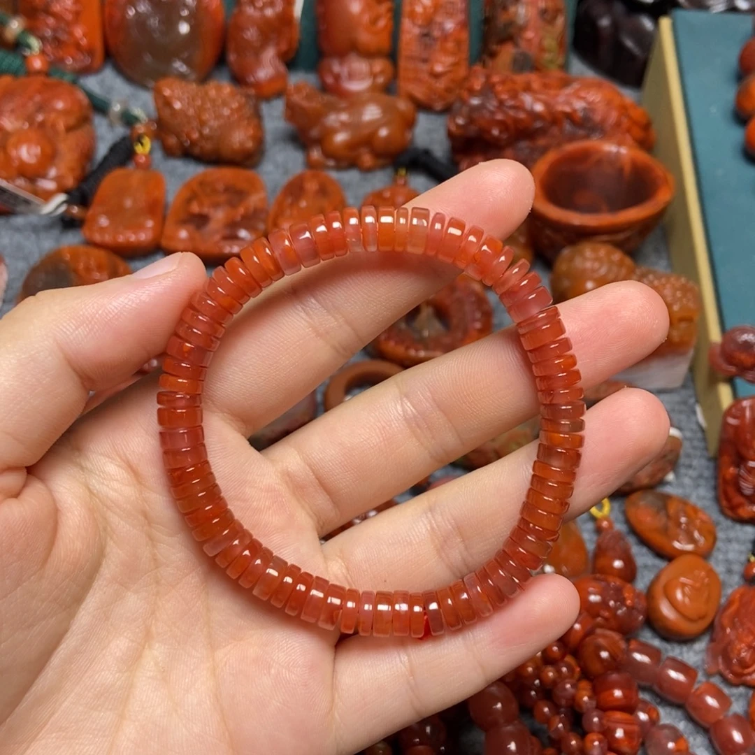 手串未镶嵌南红玛瑙7mm