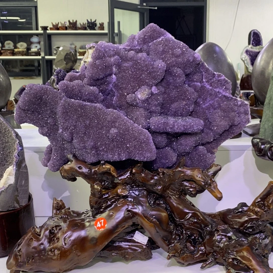 未镶嵌大型摆件（非配饰）紫晶