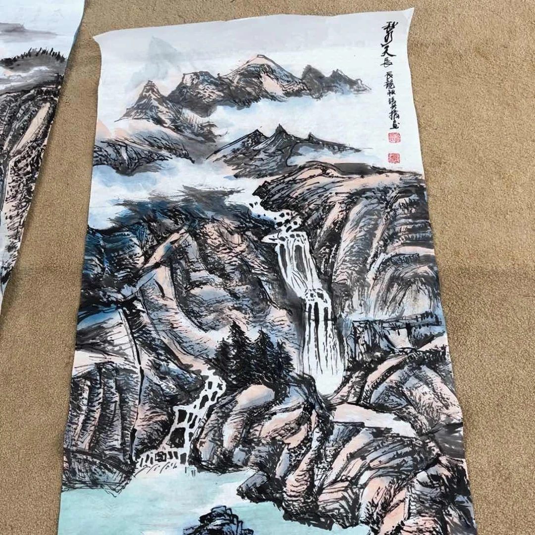 国画张兴桥四尺童