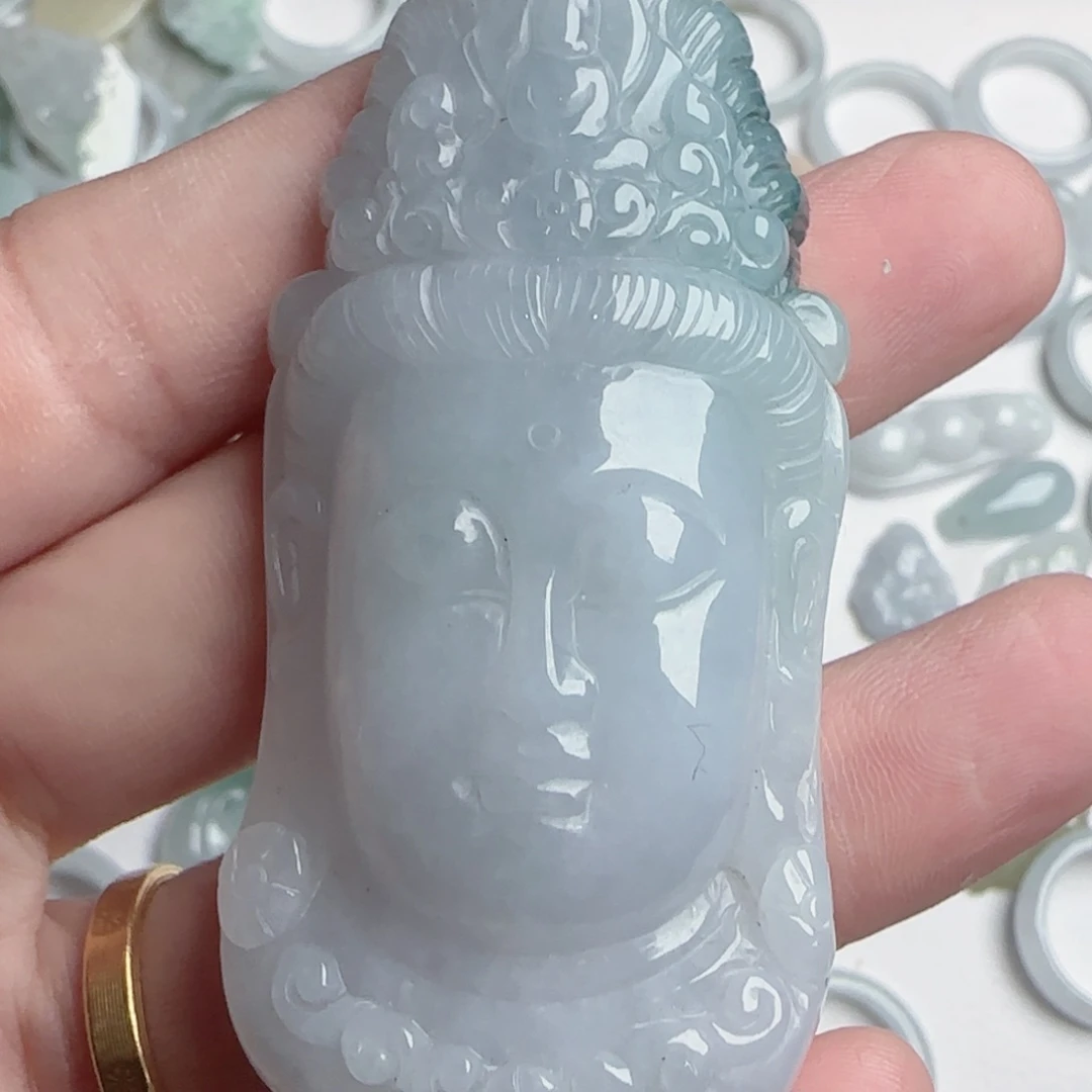 翡翠未镶嵌颈饰纯天然缅甸a货翡翠