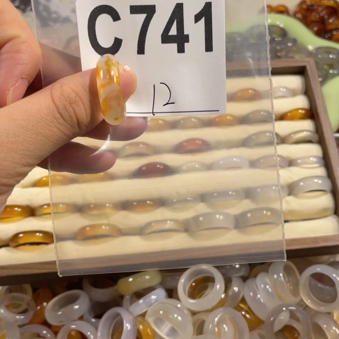 未镶嵌戒指玛瑙/玉髓741