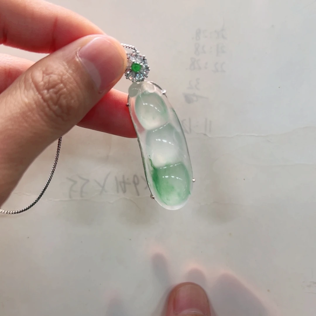 吊坠(不含链)未镶嵌石英质玉福豆