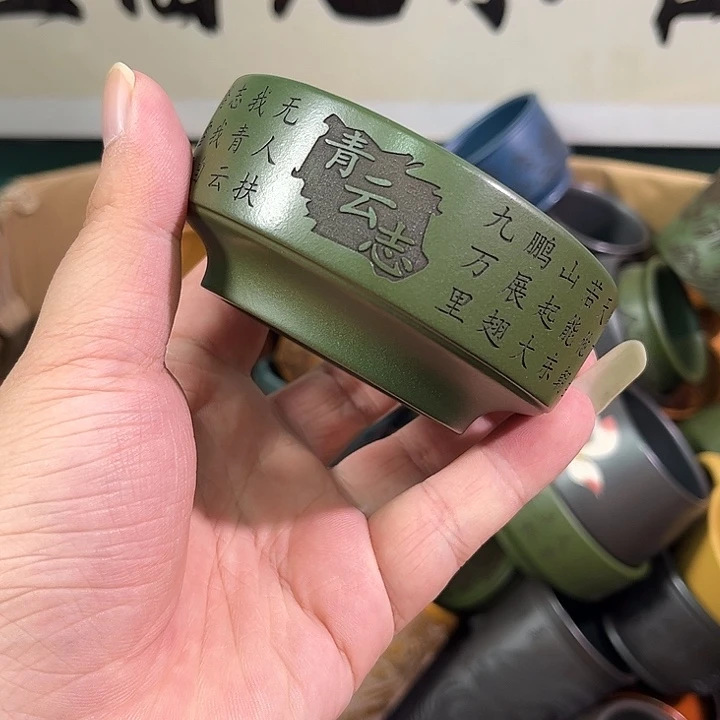 茶杯紫砂全手工紫砂主人杯