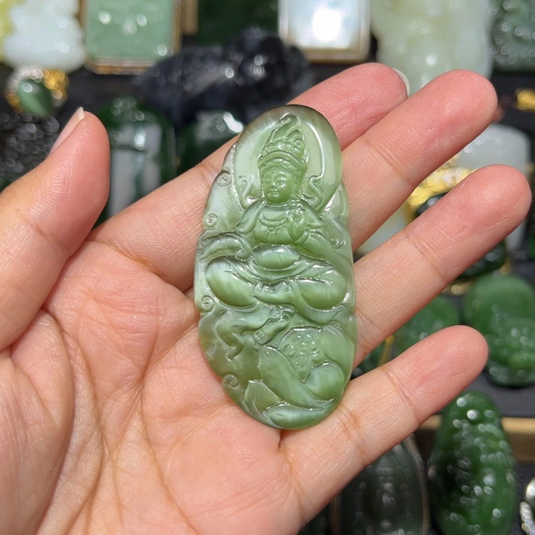 神***5颈饰未镶嵌和田玉