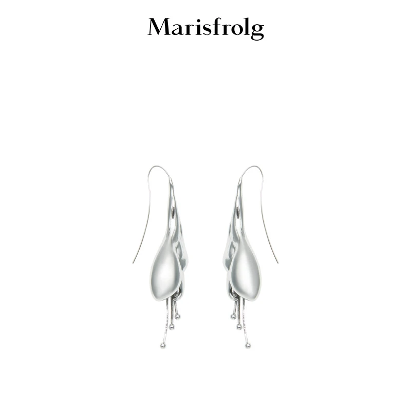 Marisfrolg/玛丝菲尔 铜合金耳饰 气质设计师手工耳饰A2DE2E07E