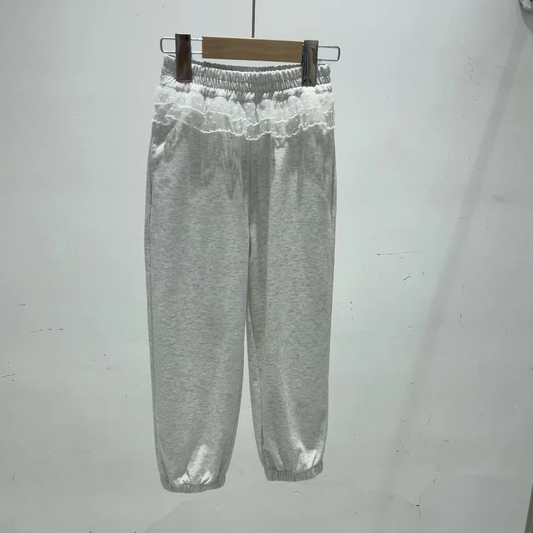 【淼淼妈】儿童薄棉运动裤25308