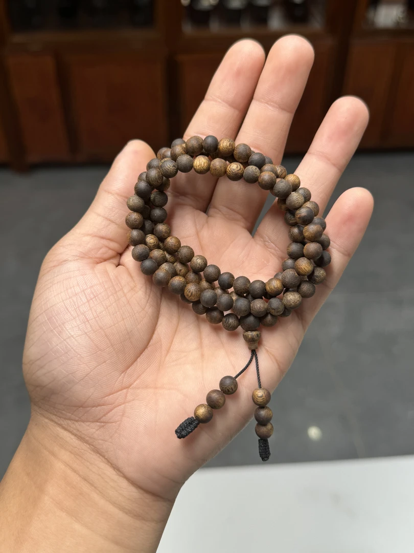沉香（林氏出品）圆珠多圈6mm（保15g）多样性发一