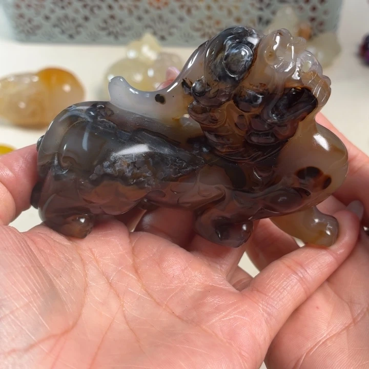 玛瑙/玉髓未镶嵌吊坠(不含链)