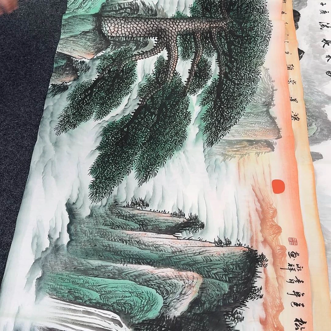 纯手绘国画作品作品