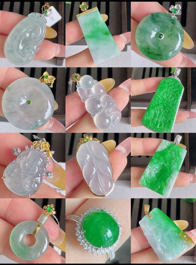 天然缅甸翡翠挂件