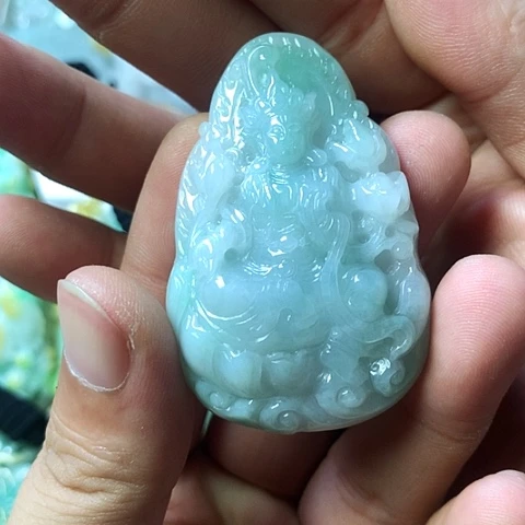 翡翠未镶嵌颈饰天然缅甸翡翠a货