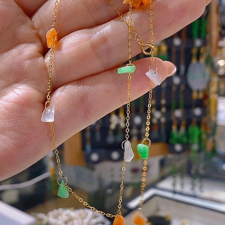 翡翠未镶嵌耳饰翡翠