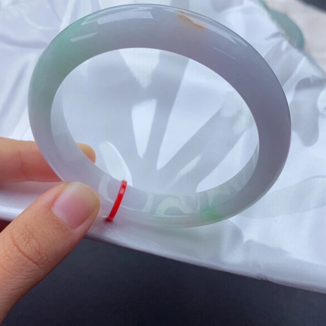 翡翠未镶嵌手镯5859正圈