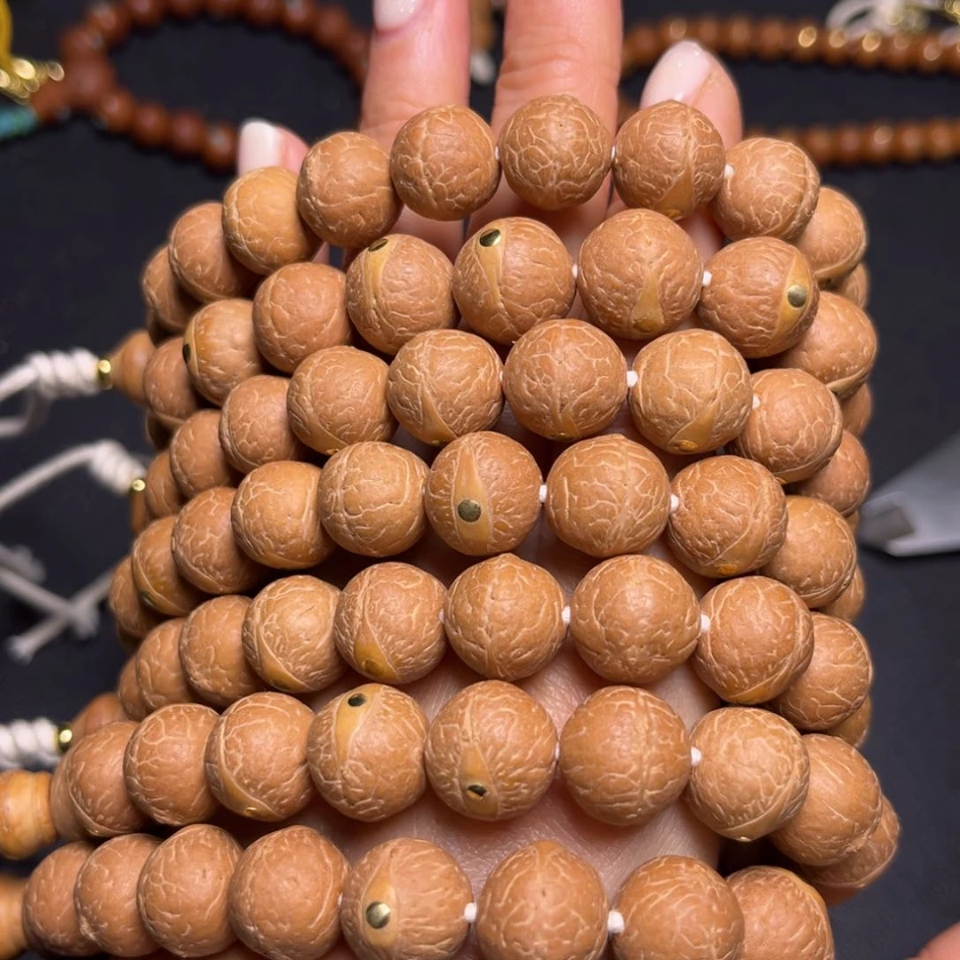 凤眼菩提吊坠13.5mm精品铜钉手串