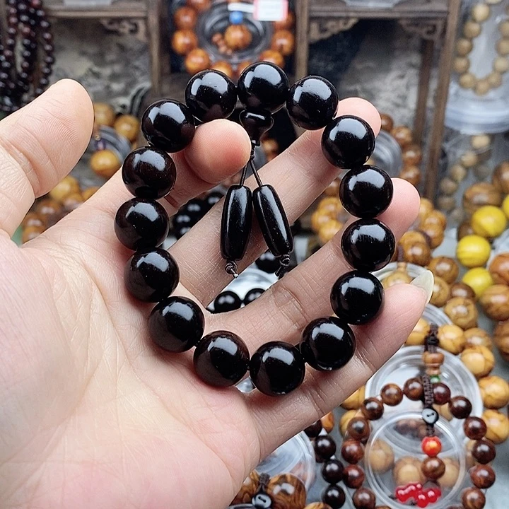 檀香紫檀（小叶紫檀）手串/手链加*康1.5瑕疵手串