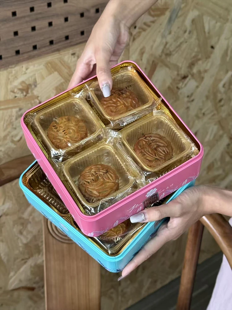 国兴老字号广式月饼糕点中秋送礼豆沙莲蓉礼盒包装适合送长辈