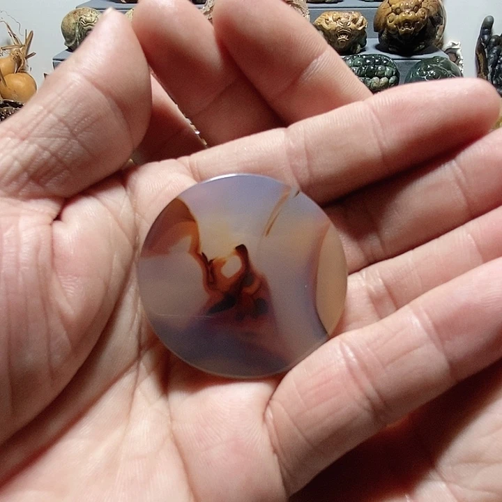 小***子玛瑙/玉髓未镶嵌颈饰