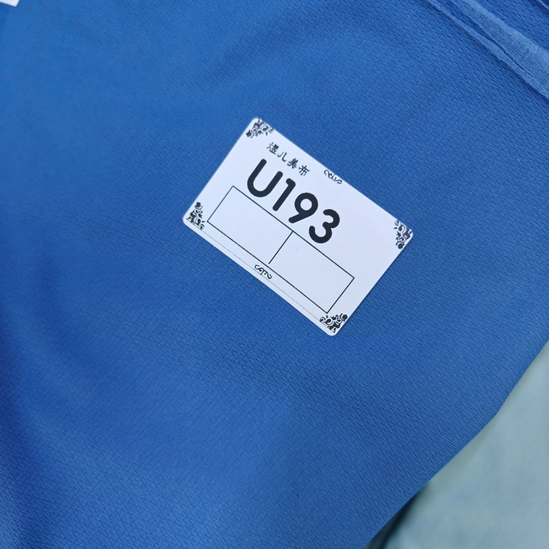 193蓝色海藻雀眼布料瑕疵