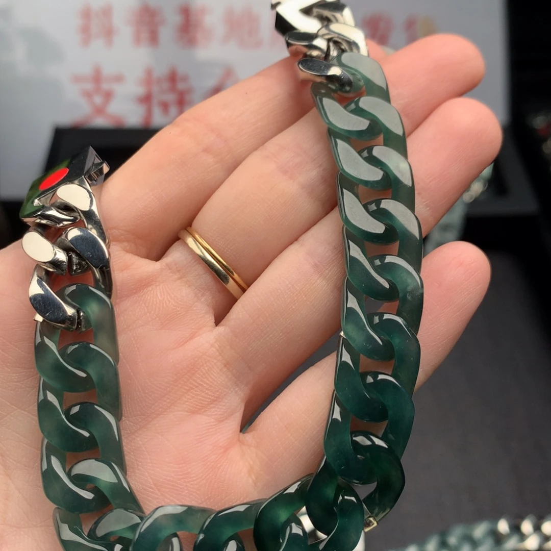 翡翠未镶嵌手链翡翠手链10001