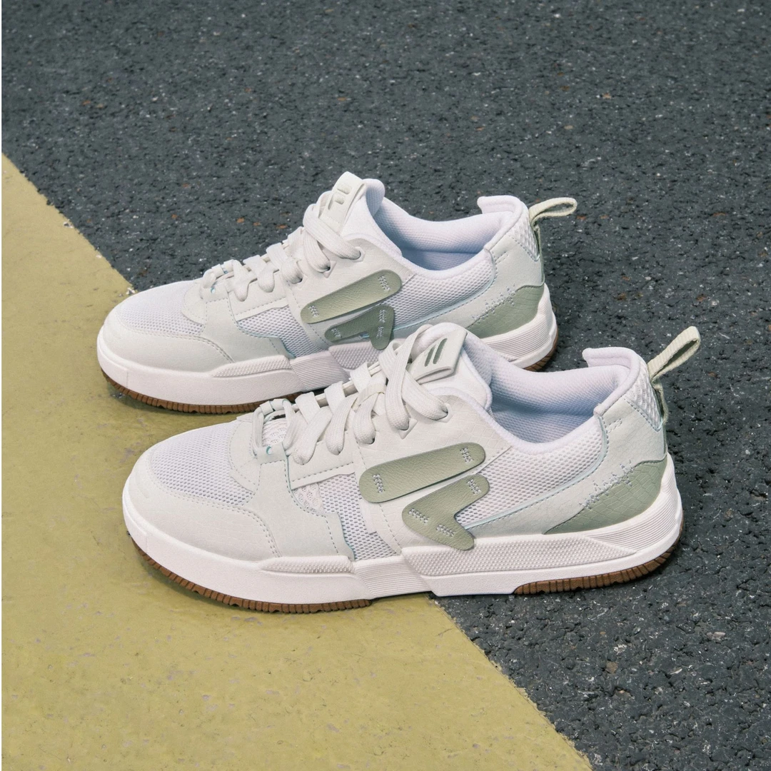 【几何鞋】Fila斐乐夏日新款滑板鞋休闲百搭潮流男鞋女鞋T12W532909