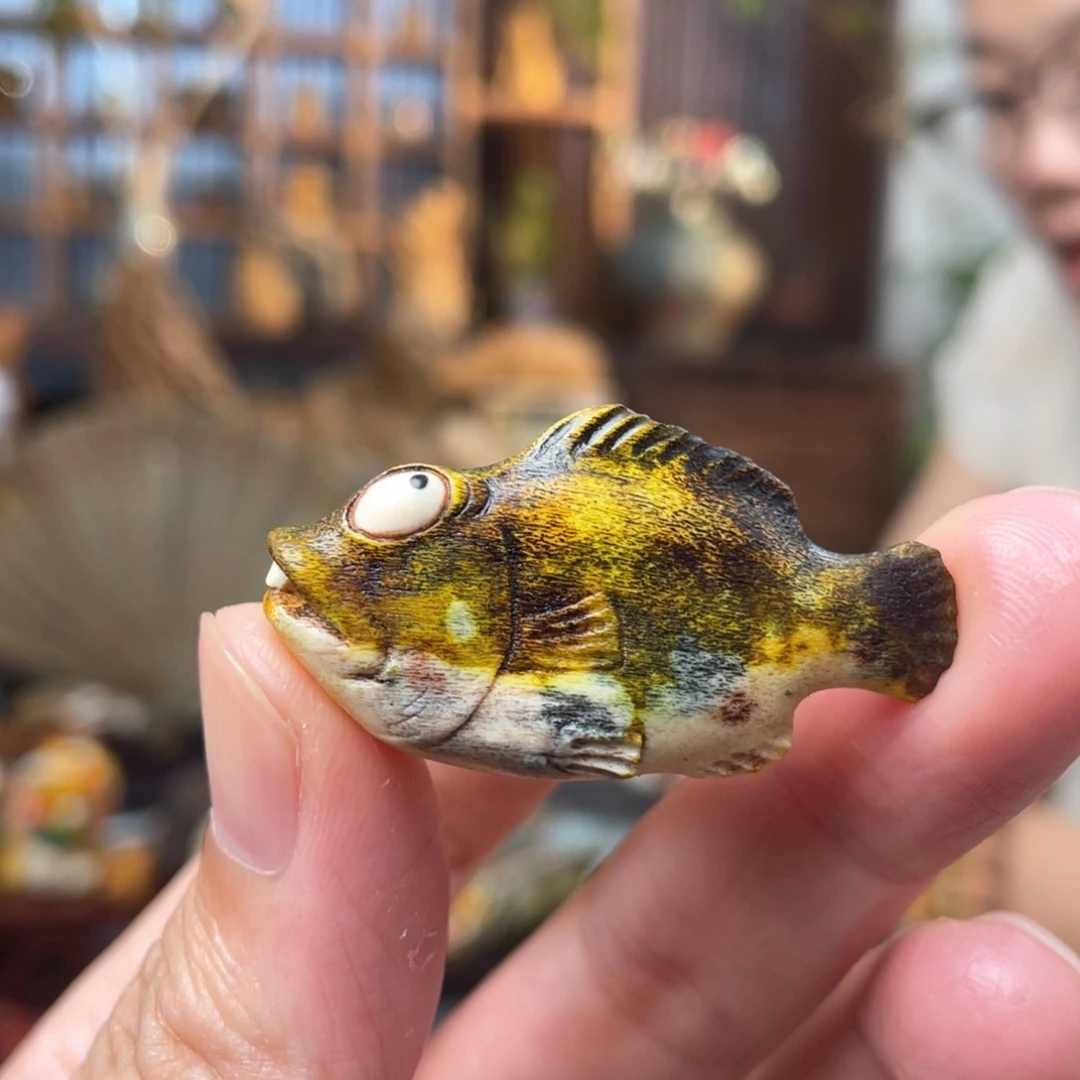 竹方颜竹木艺术把件