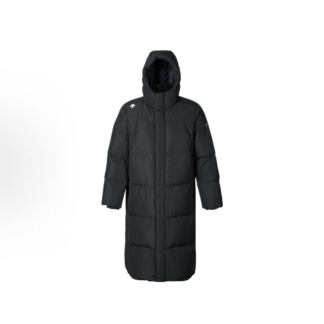 正品迪桑特中长款保暖连帽秋冬休闲运动羽绒服韩版都市SP323XDJ92