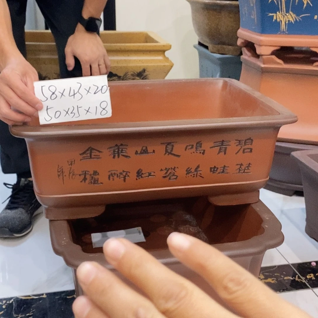 紫砂花盆紫砂花盆