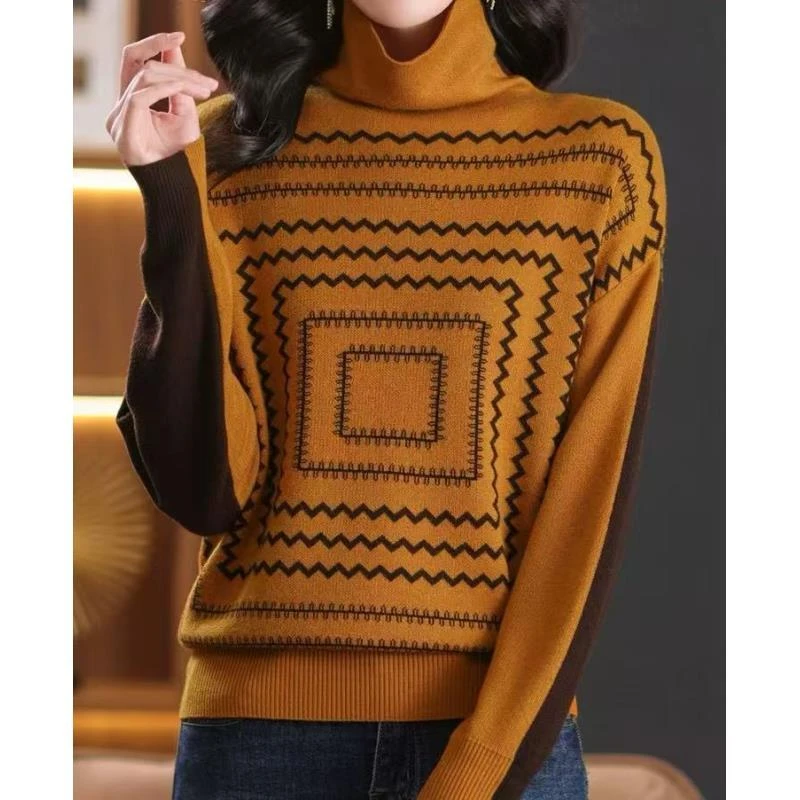 773【回形 双面】秋冬加厚针织衫