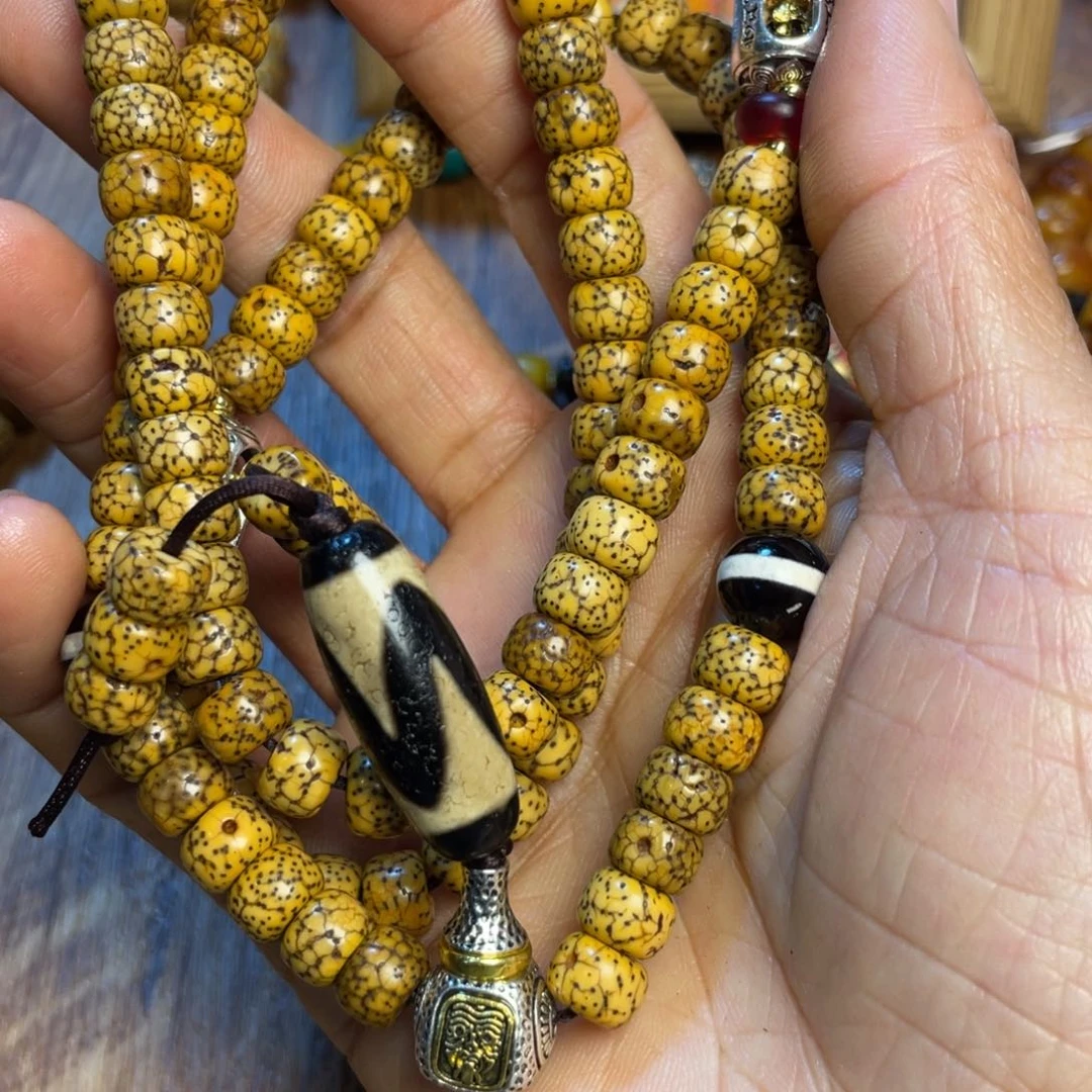 柏香籽/百香籽吊坠梅**恋小黑