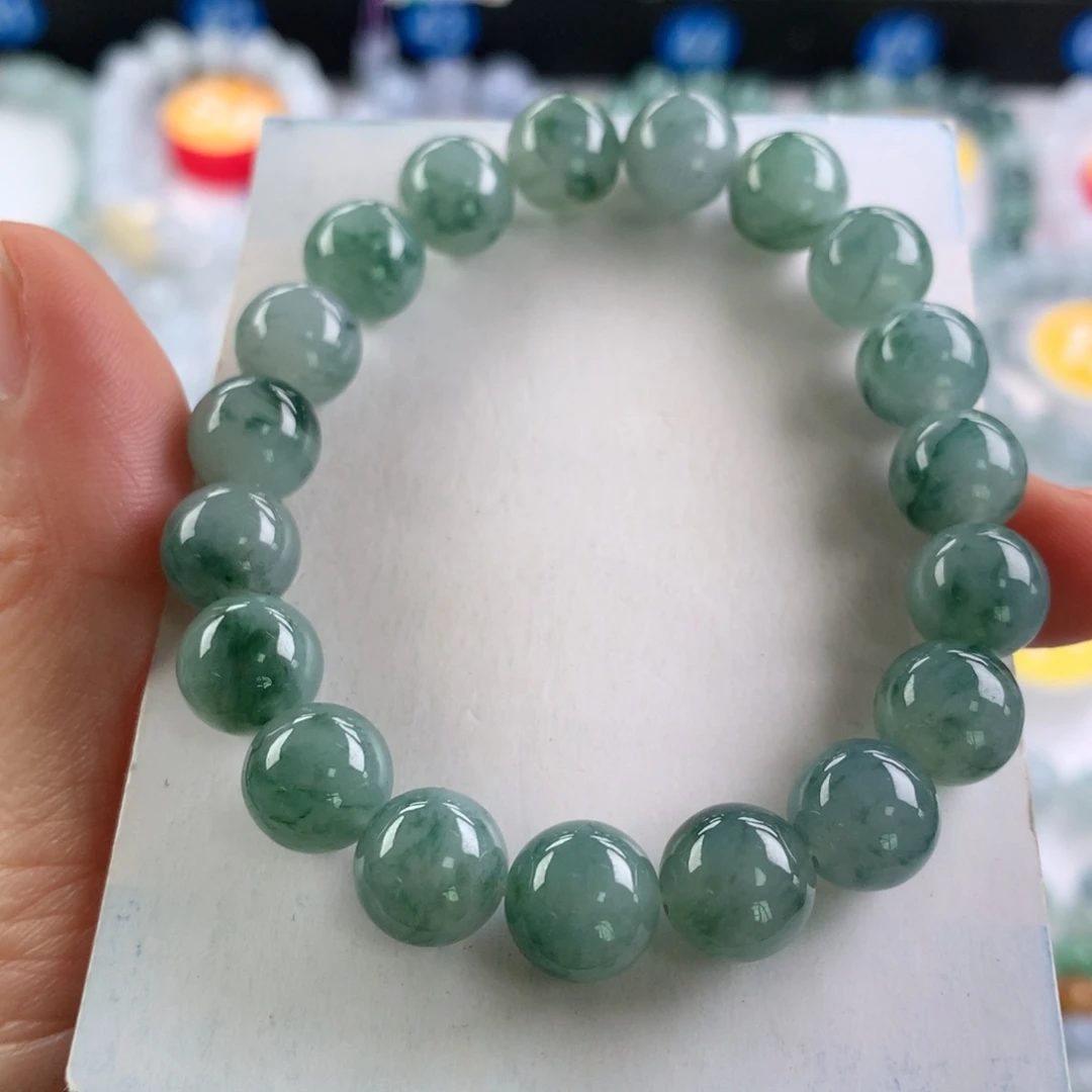 翡翠未镶嵌手链卡10