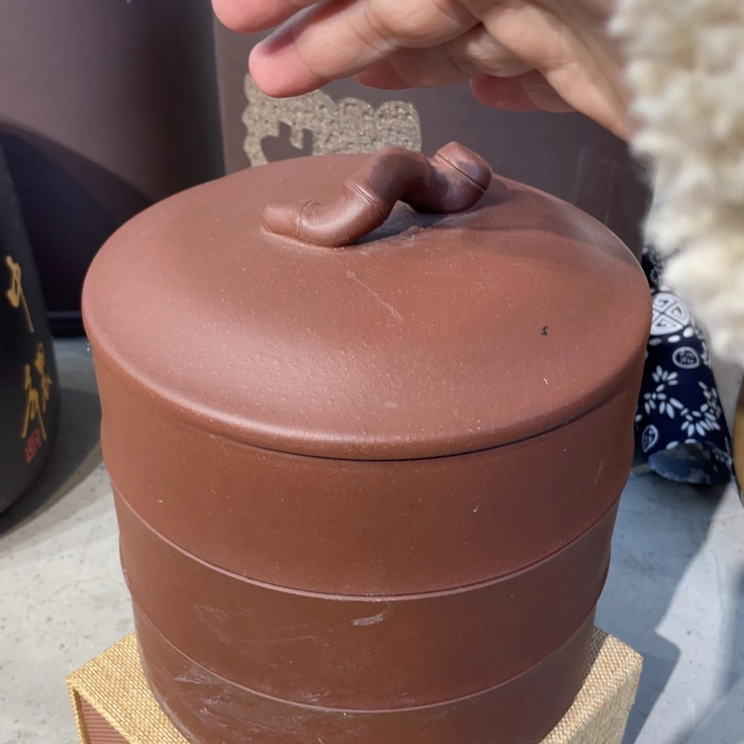 紫砂茶叶罐微瑕茶叶罐