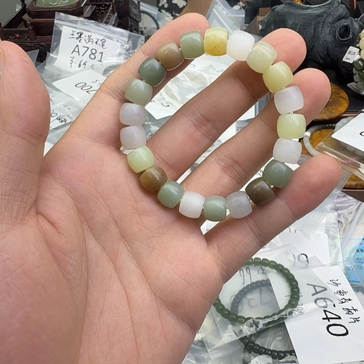 未镶嵌手串和田玉
