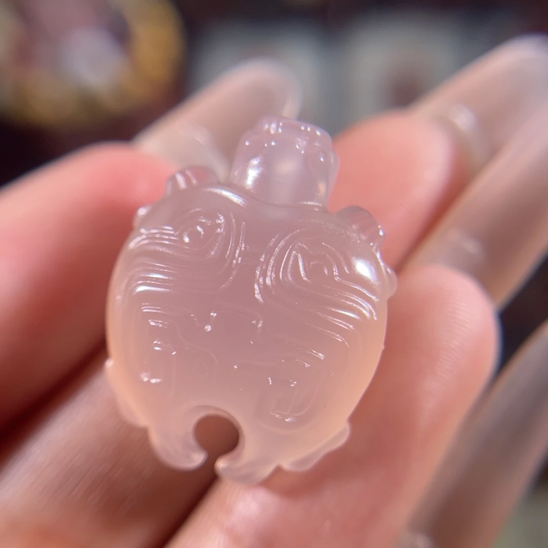 玛瑙/玉髓未镶嵌汉龟24.9*19