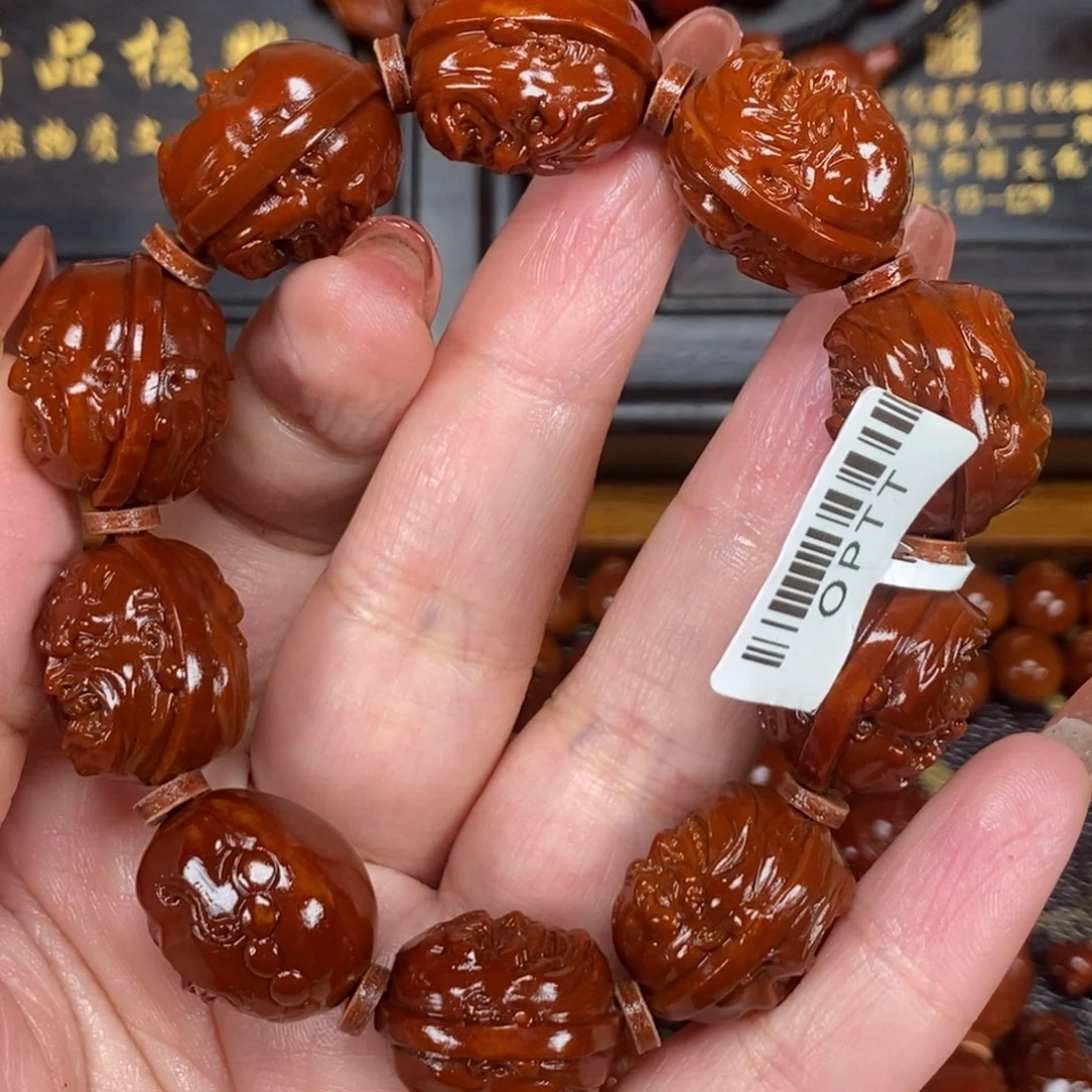 橄榄核吊坠双面恶僧1111