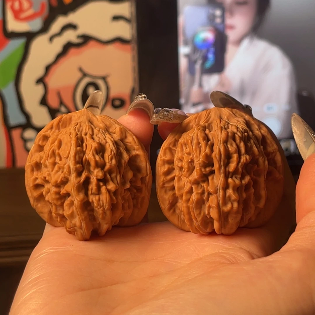 文玩核桃吊坠四座楼42mm