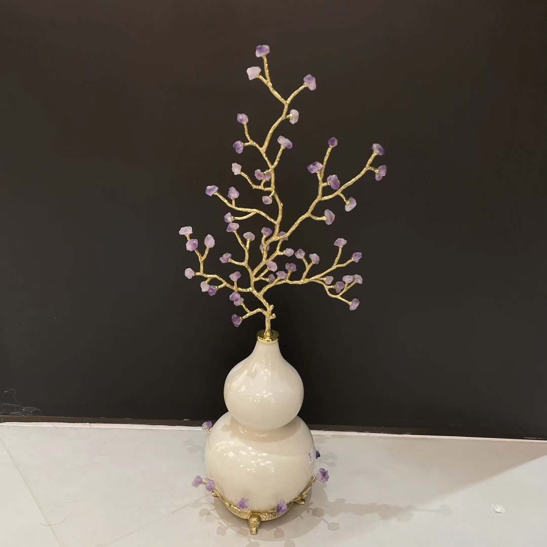 【本尼家】AP476 白瓷葫芦摆件33*24*77cm