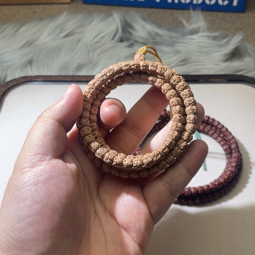 白***产金刚菩提吊坠龙切佛手7