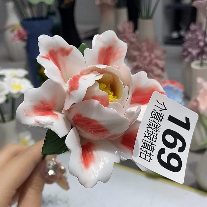 陶瓷纯手工捏花设计