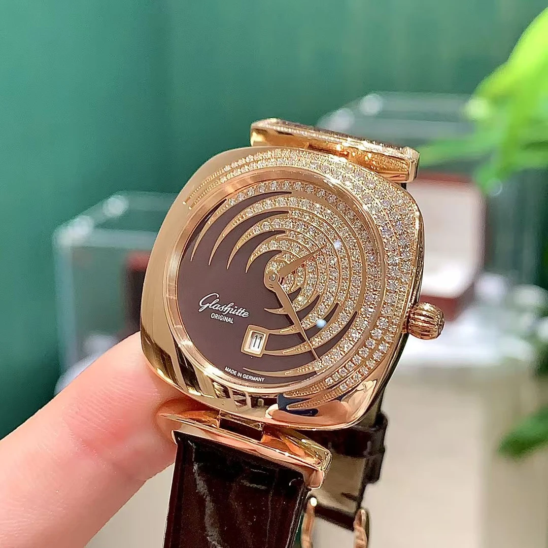 99新 Glashutte Original/格拉苏蒂 灵雀10301041535石英31盘