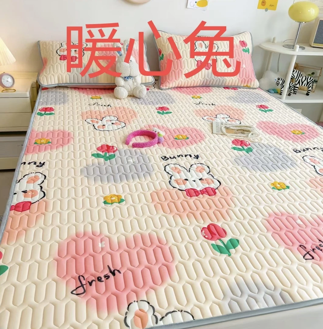 A类母婴级爆款5D夏天专用冰丝乳胶凉席可折叠