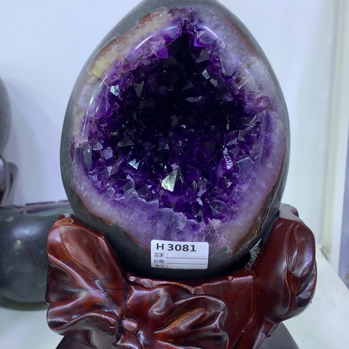 紫晶1未镶嵌3081恐龙蛋