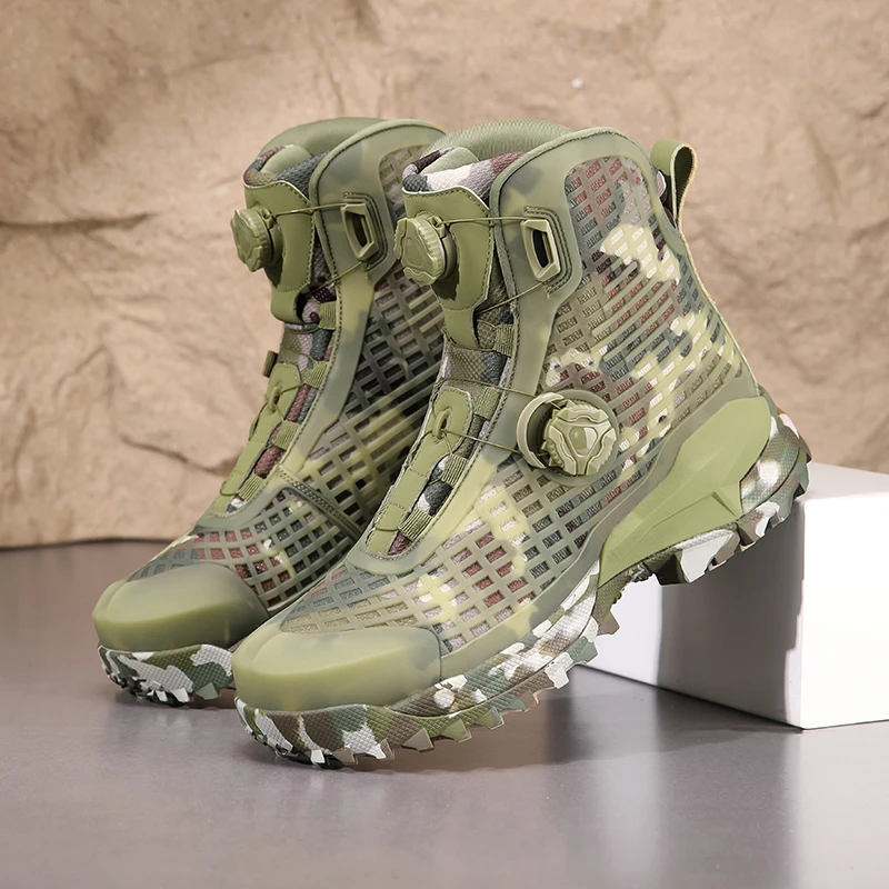 外贸高品质爆款全防水登山鞋轻便耐磨户外徒步鞋沙漠靴户外战术鞋