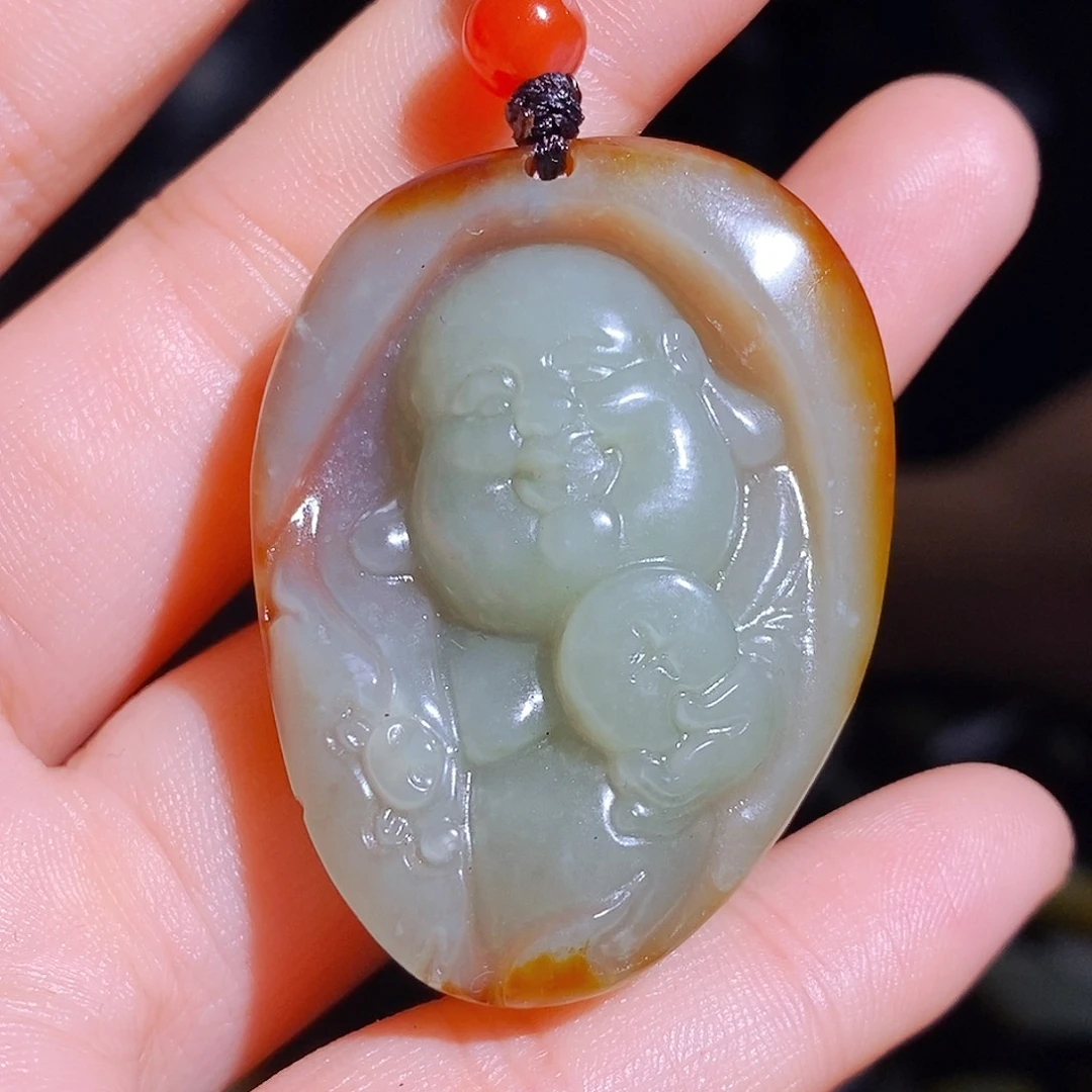 和田玉颈饰未镶嵌