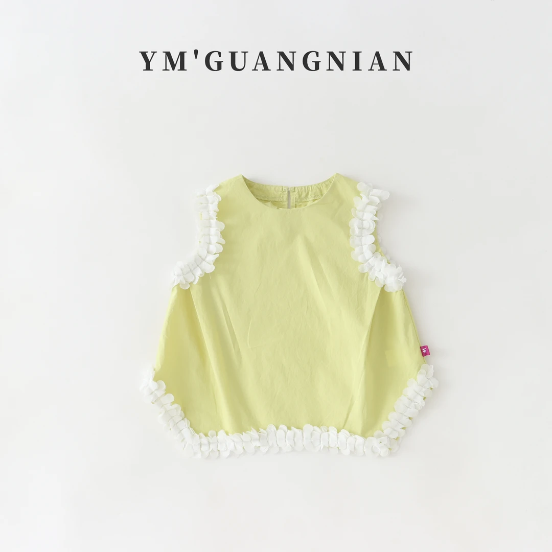 【幼棉光年】夏季女童儿童经典百搭休闲时尚衬衣娃娃衫527202