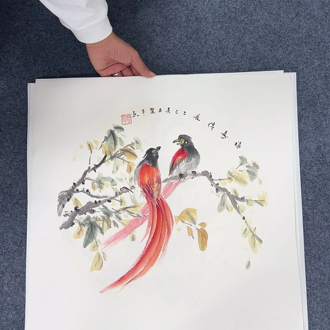 国画国画作品纯手绘作品