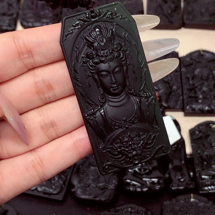 天然a货钢琴黑挂件