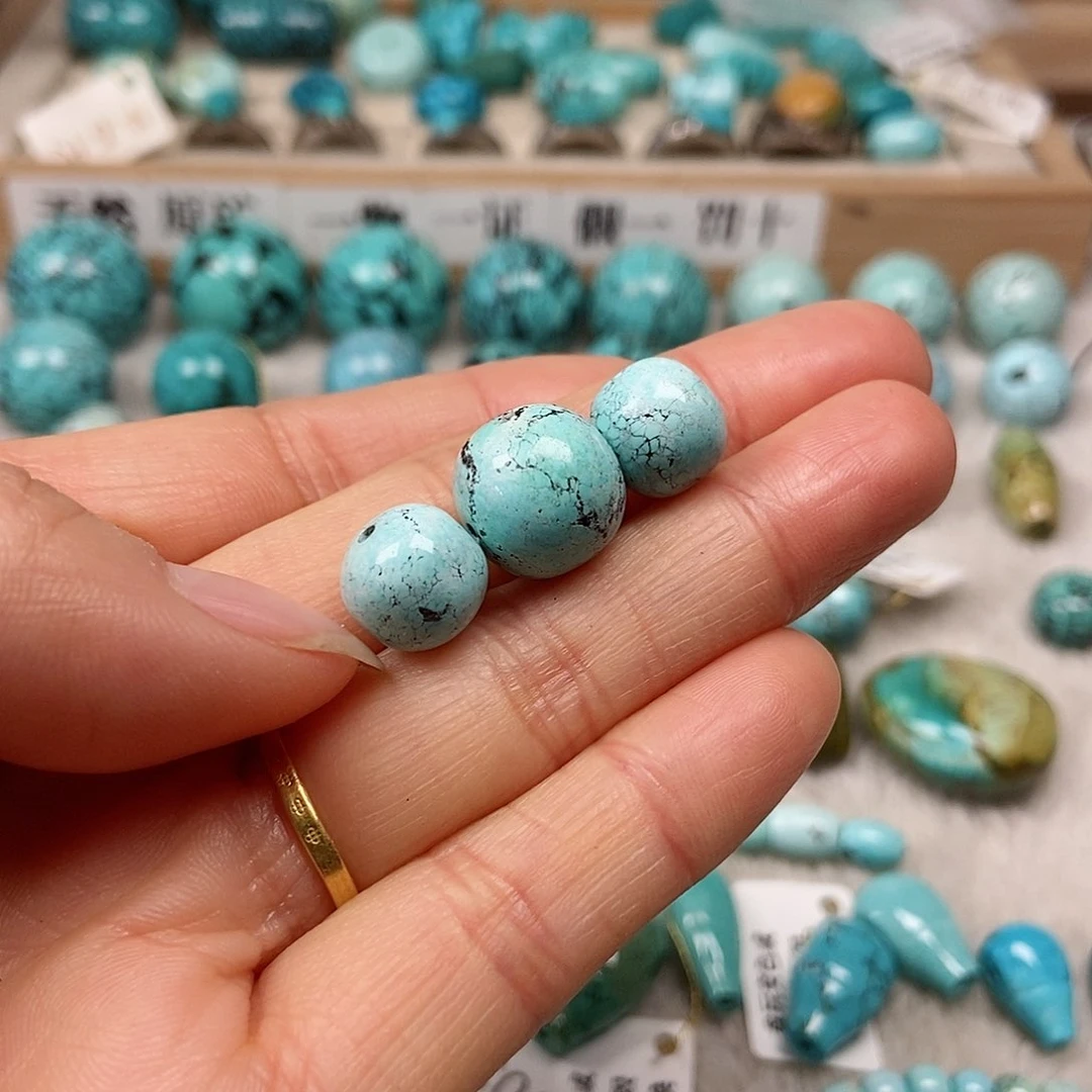 未镶嵌绿松石珠宝半成品广****父
