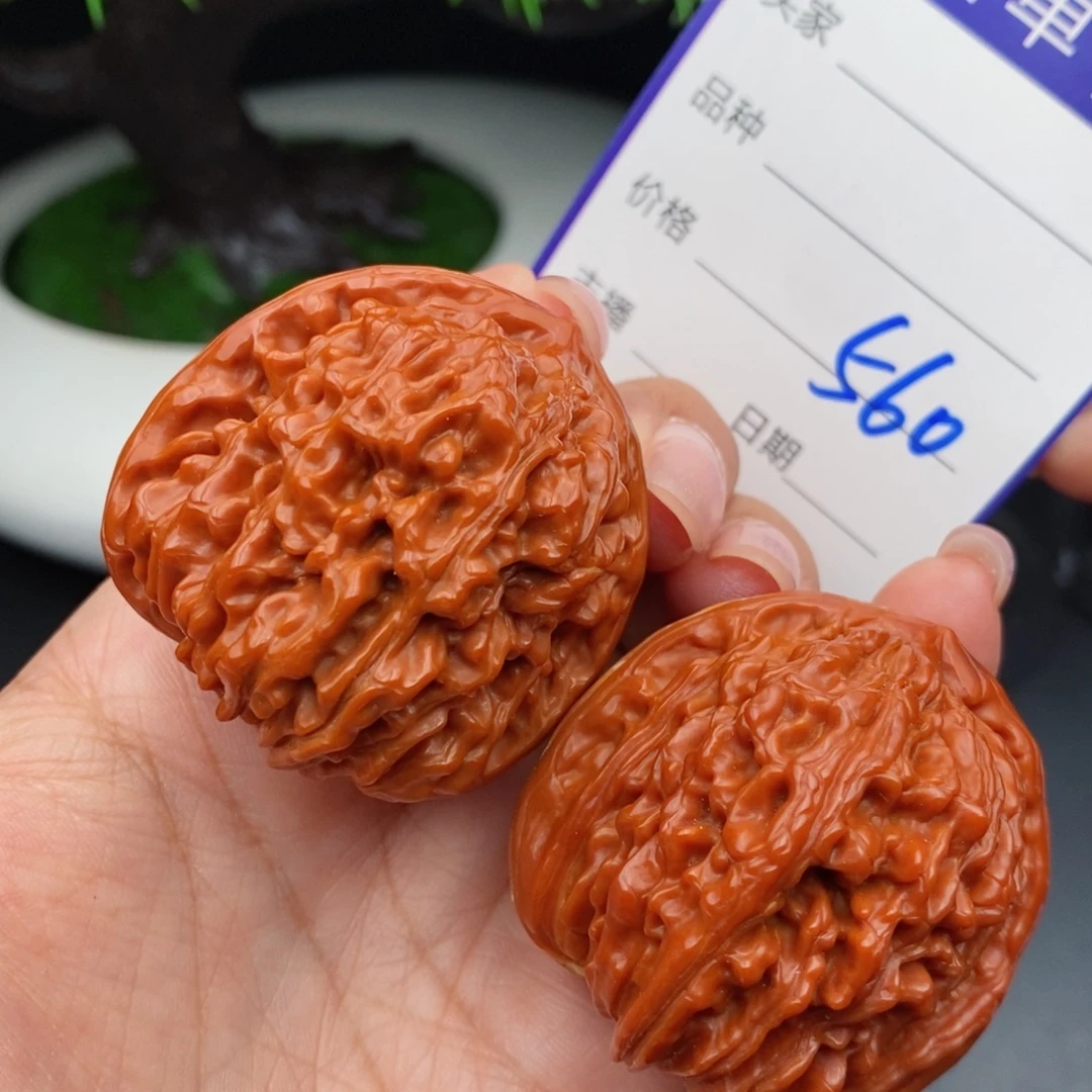 文玩核桃把件43四座楼560